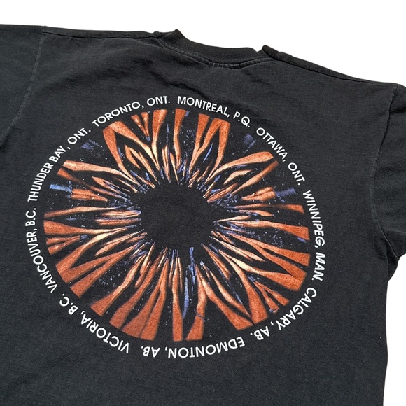 Vintage 90s Tragically Hip Fully Completely Tour Single Stitch T Shirt Mens L - Picture 7 of 9